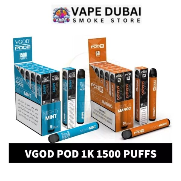 Vgod Pod 1k 1500 Puffs Disposable