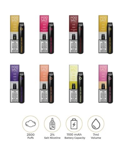 Pod Salt Go Disposable Vape 2500 Puffs