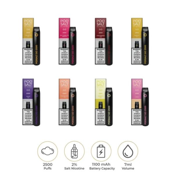 Pod Salt Go Disposable Vape 2500 Puffs