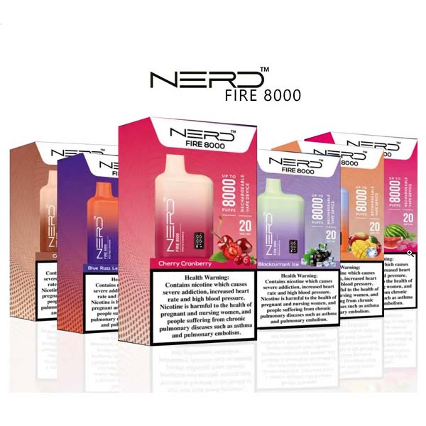 nerd-fire-8000-puffs-dispoable-vape.jpg Nerd Fire 8000 Puffs Disposable
