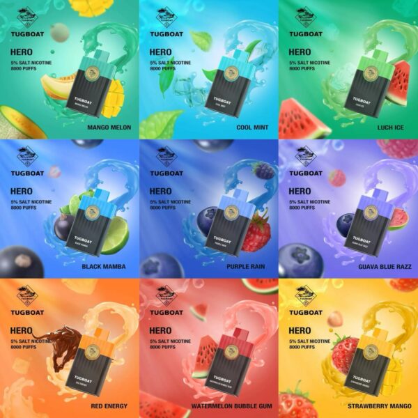 Tugboat Hero 8000 Puffs