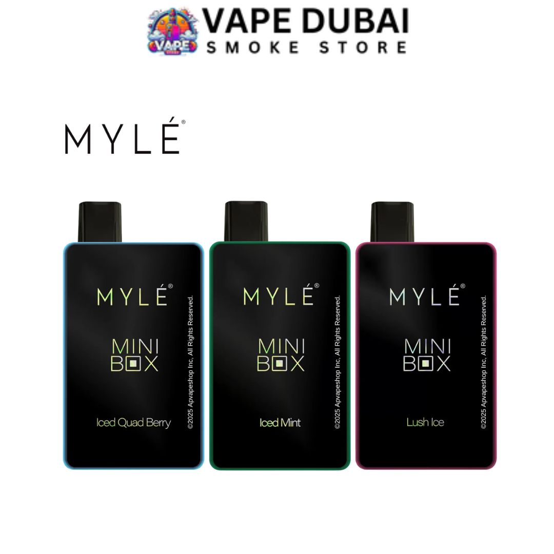 MYLE Mini Box 1500 Puffs Disposable Vape Dubai UAE MYLE Mini Box 1500 Puffs Disposable