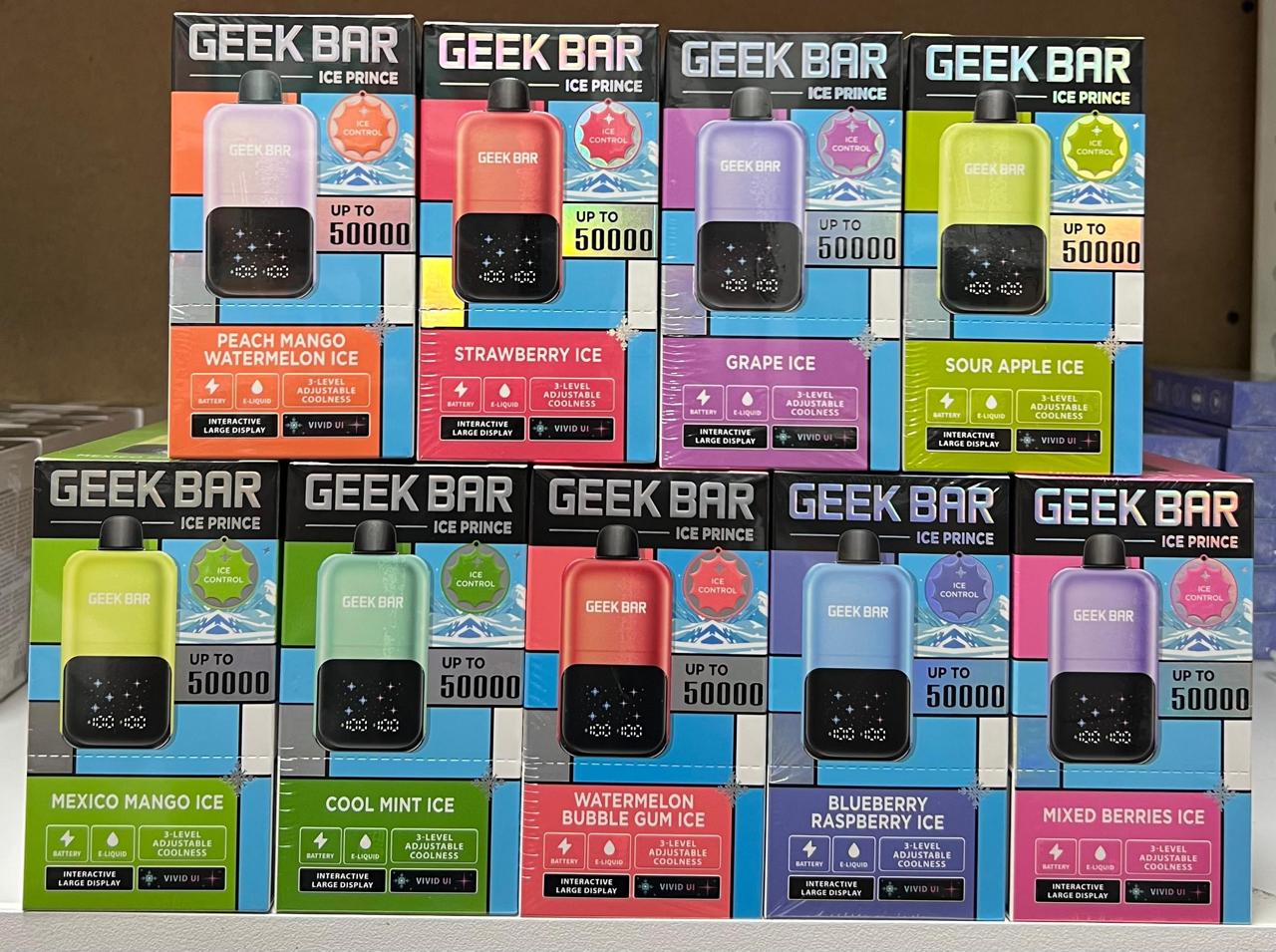 Geek Bar Ice Prince 50K disposable Vape Dubai, UAE Geek Bar Ice Prince 50K disposable Vape Dubai, UAE
