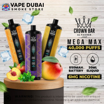Crown Bar 40K Disposable Vape in Dubai. UAE